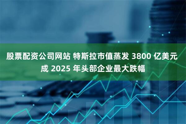股票配资公司网站 特斯拉市值蒸发 3800 亿美元 成 2025 年头部企业最大跌幅