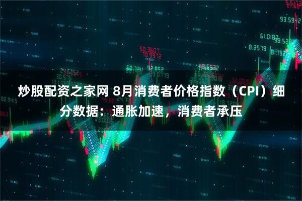炒股配资之家网 8月消费者价格指数（CPI）细分数据：通胀加速，消费者承压